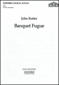 Banquet Fugue SATB choral sheet music cover Thumbnail